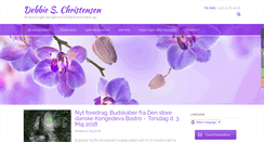 Desktop Screenshot of debbiechristensen.dk